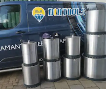 Diamantboorkronen in grote maten van Drillpro Nederland