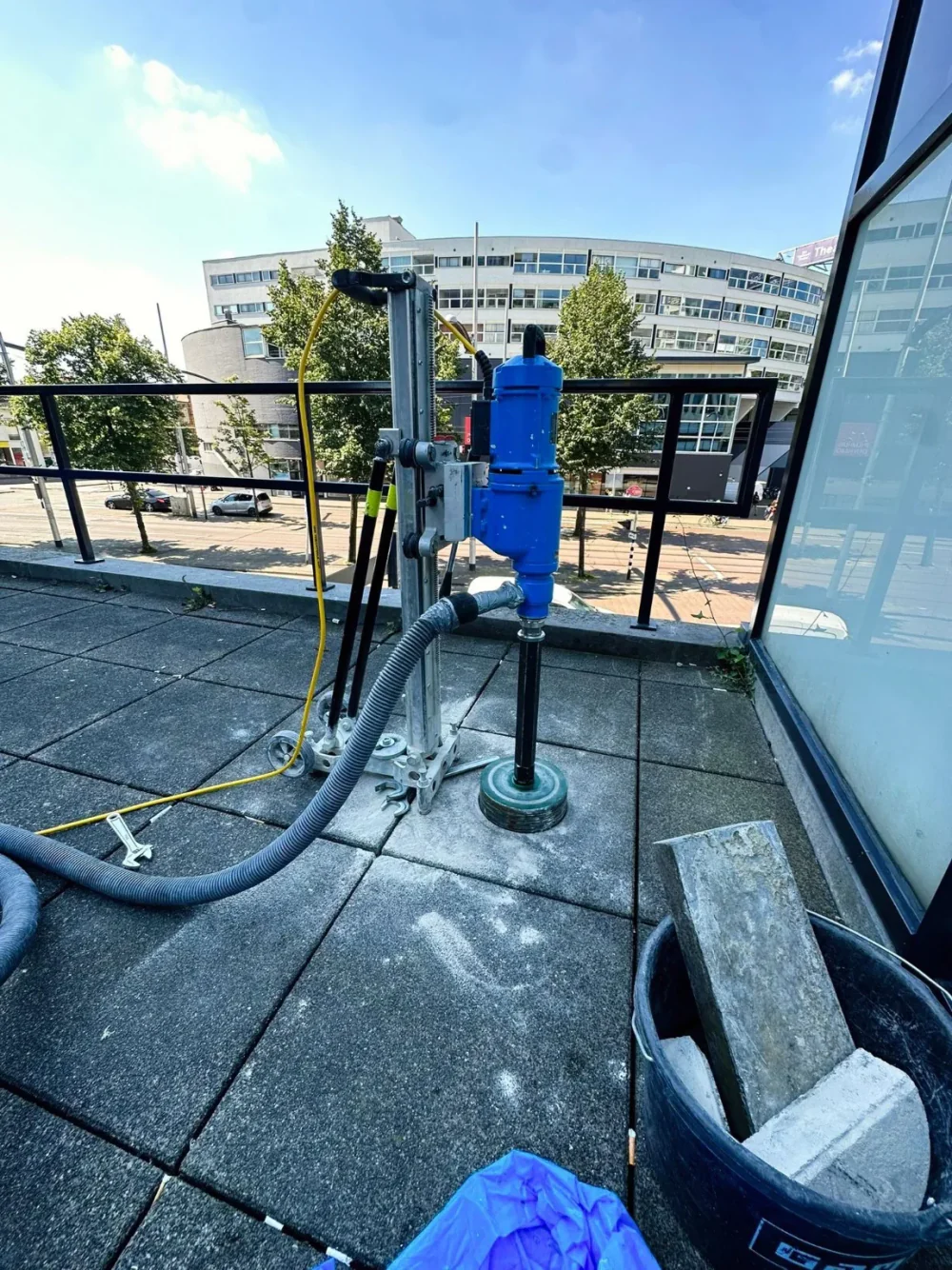 Diamantboormachine voor betonboringen